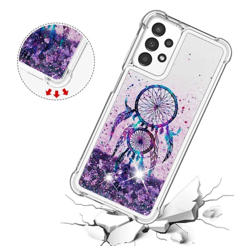 Coque Samsung Galaxy A13 Attrape Rêves Paillettes