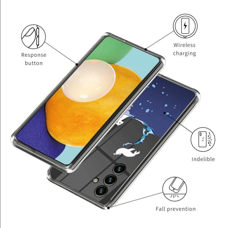 Coque Samsung Galaxy A14 5G / A14 Transparente Jeux de Mer