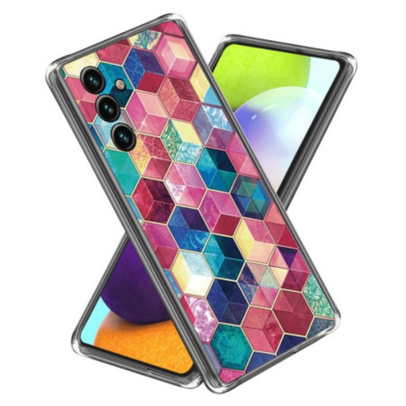 Coque Samsung Galaxy A15 5G Blocs Colorés