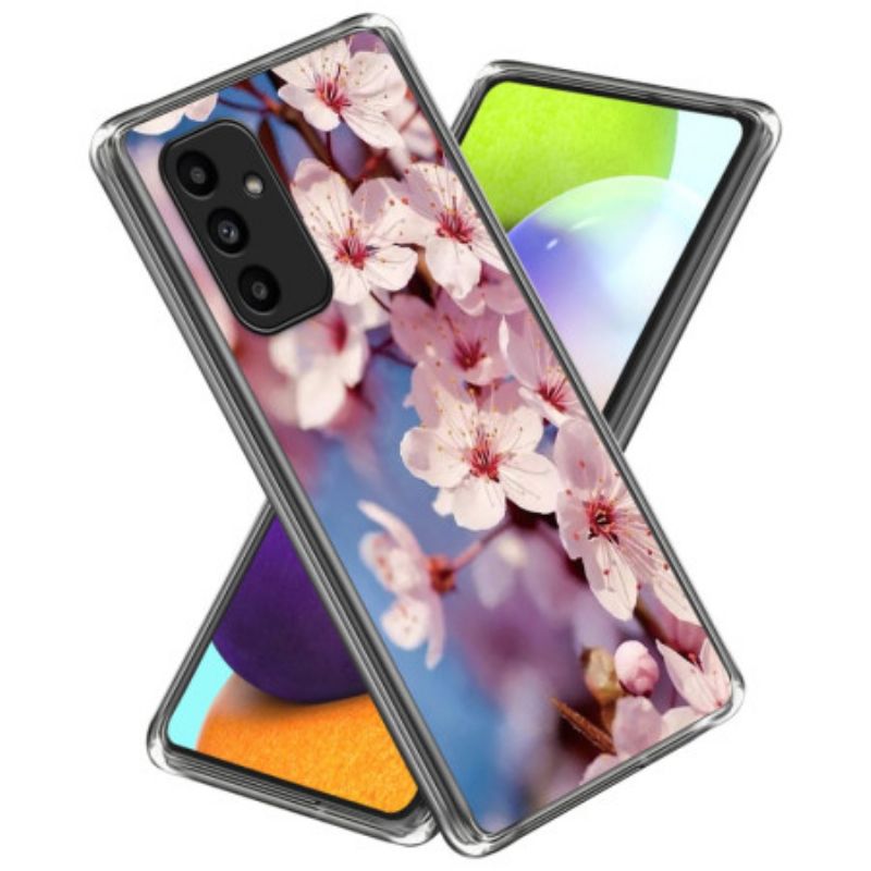 Coque Samsung Galaxy A15 5G / A15 Fleurs de Pêcher