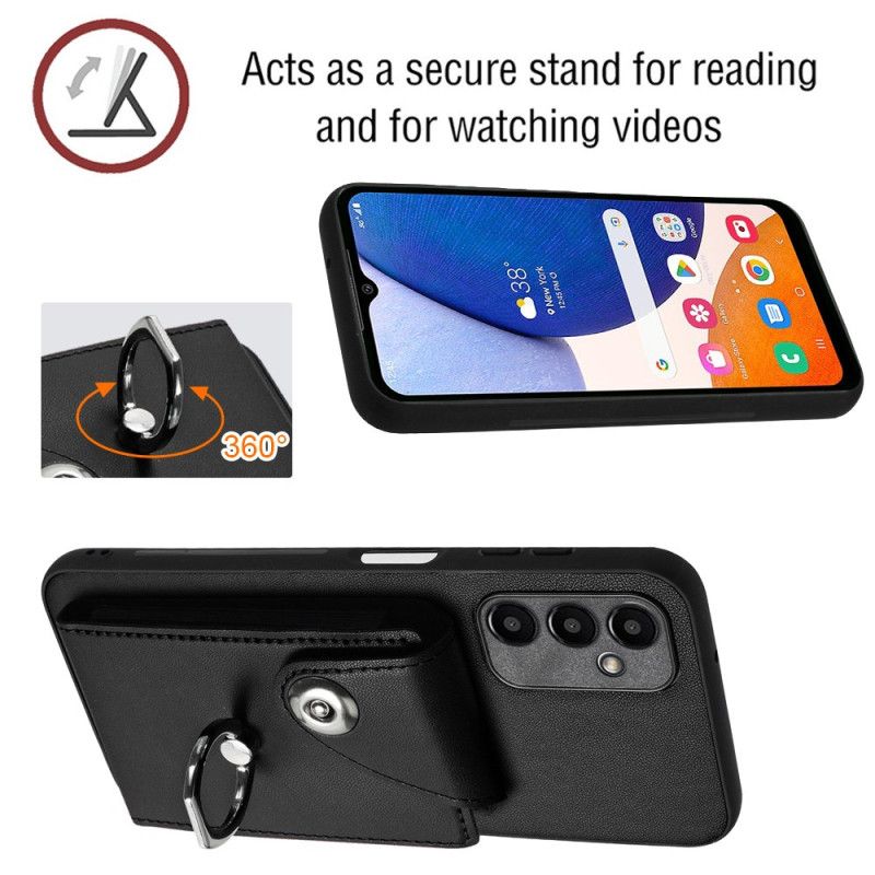 Coque Samsung Galaxy A15 5G Porte-Cartes à Soufflets