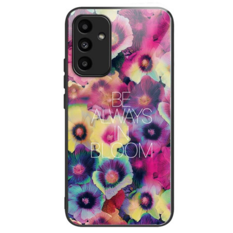 Coque Samsung Galaxy A15 5G / A15 Verre Trempé Fleurs Colorées