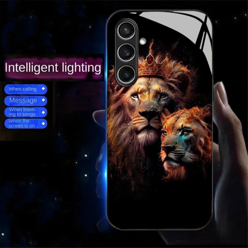 Coque Samsung Galaxy A16 4G / 5G Call Flash Series Lions Dorés