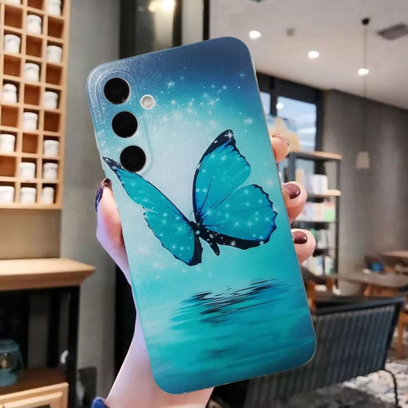 Coque Samsung Galaxy A16 4G / 5G Papillon Bleu