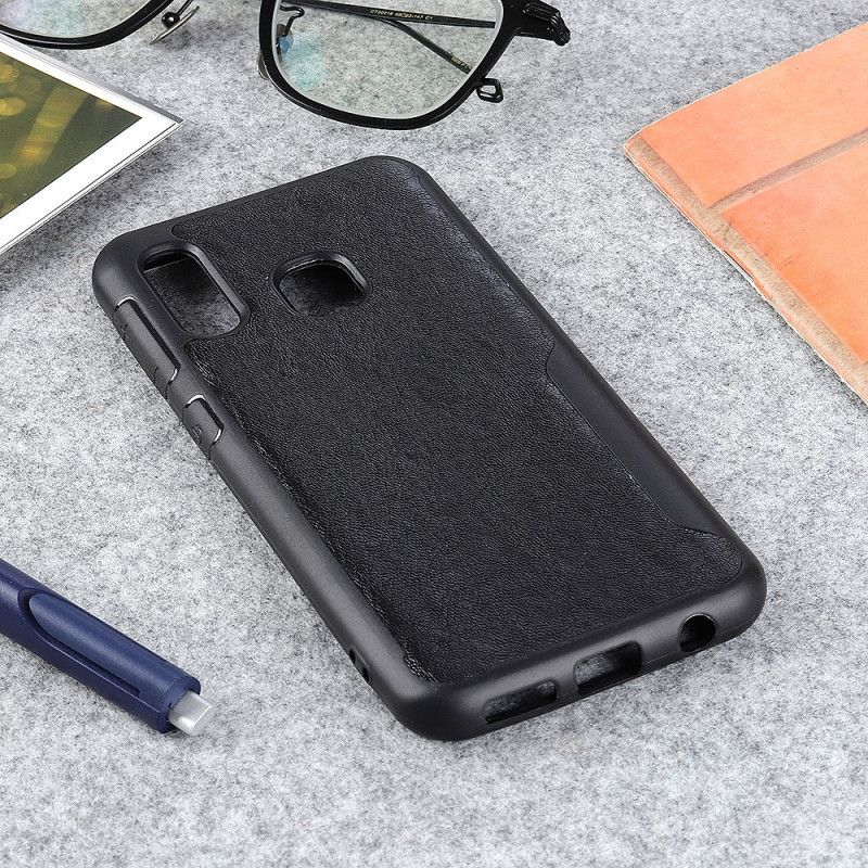 Coque Samsung Galaxy A20e Givrée Effet Cuir Biseau