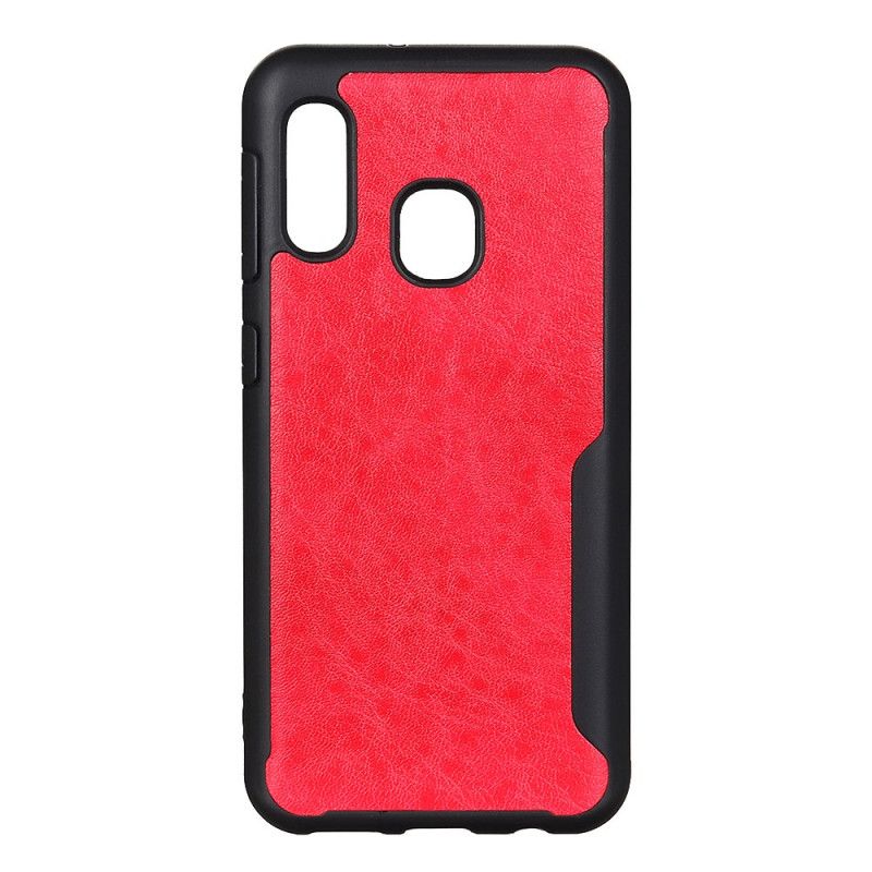 Coque Samsung Galaxy A20e Givrée Effet Cuir Biseau