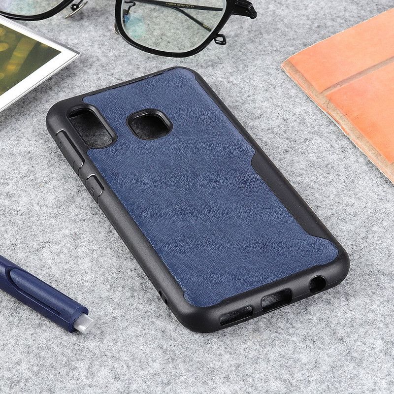 Coque Samsung Galaxy A20e Givrée Effet Cuir Biseau