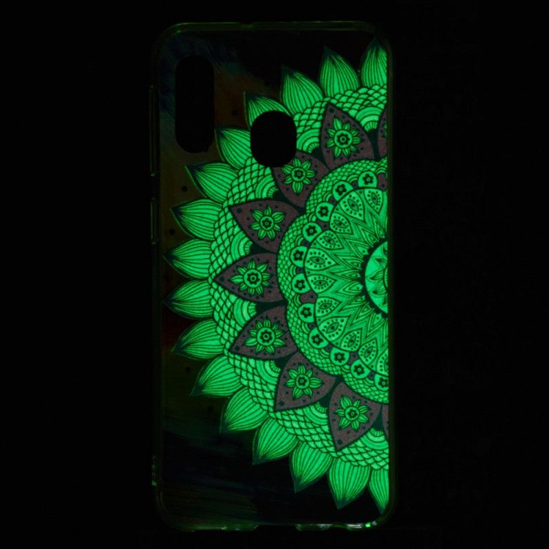 Coque Samsung Galaxy A20e Mandala Coloré Fluorescente