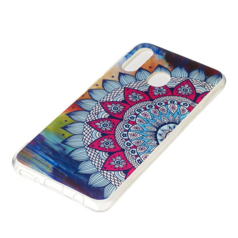 Coque Samsung Galaxy A20e Mandala Coloré Fluorescente