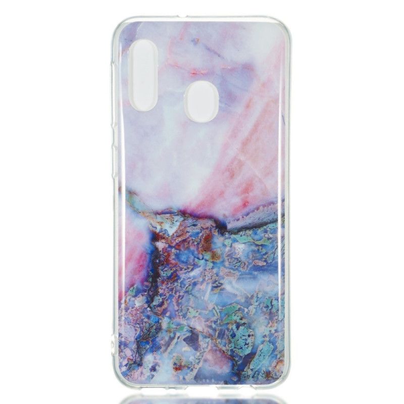 Coque Samsung Galaxy A20e Marbre Multicolore