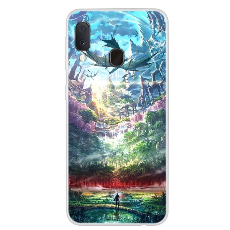 Coque Samsung Galaxy A20e Nature Paradisiaque