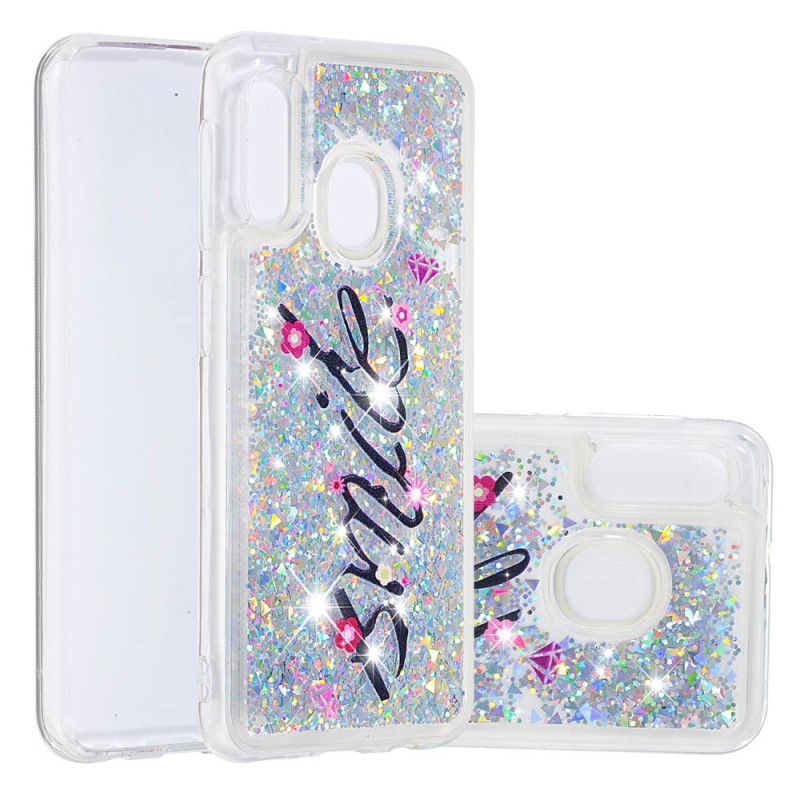 Coque Samsung Galaxy A20e Smile Dans La Paillettes