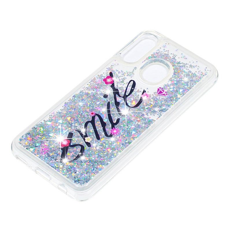 Coque Samsung Galaxy A20e Smile Dans La Paillettes