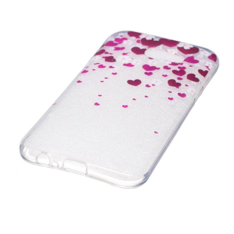 Coque Samsung Galaxy A3 2017 Pluie De Coeurs