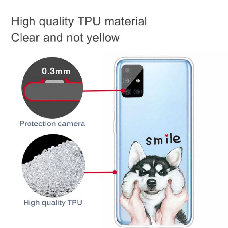 Coque Samsung Galaxy A31 Smile Dog