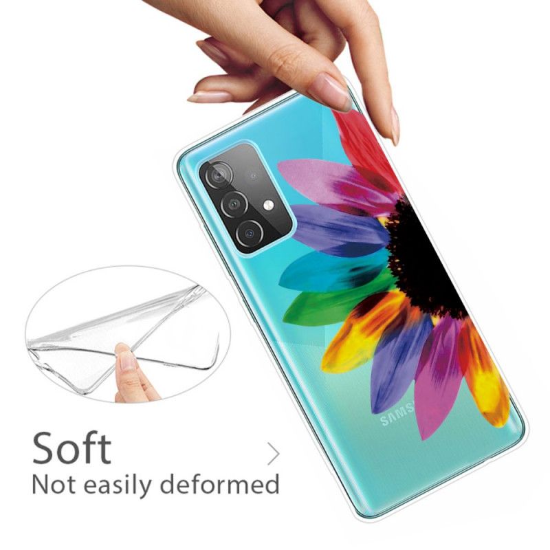 Coque Samsung Galaxy A32 5g Fleur Colorée