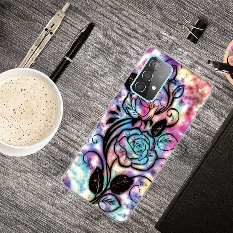 Coque Samsung Galaxy A32 5g Fleur Graphique