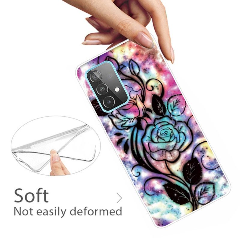 Coque Samsung Galaxy A32 5g Fleur Graphique