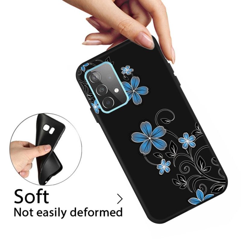 Coque Samsung Galaxy A32 5g Fleurs Bleues