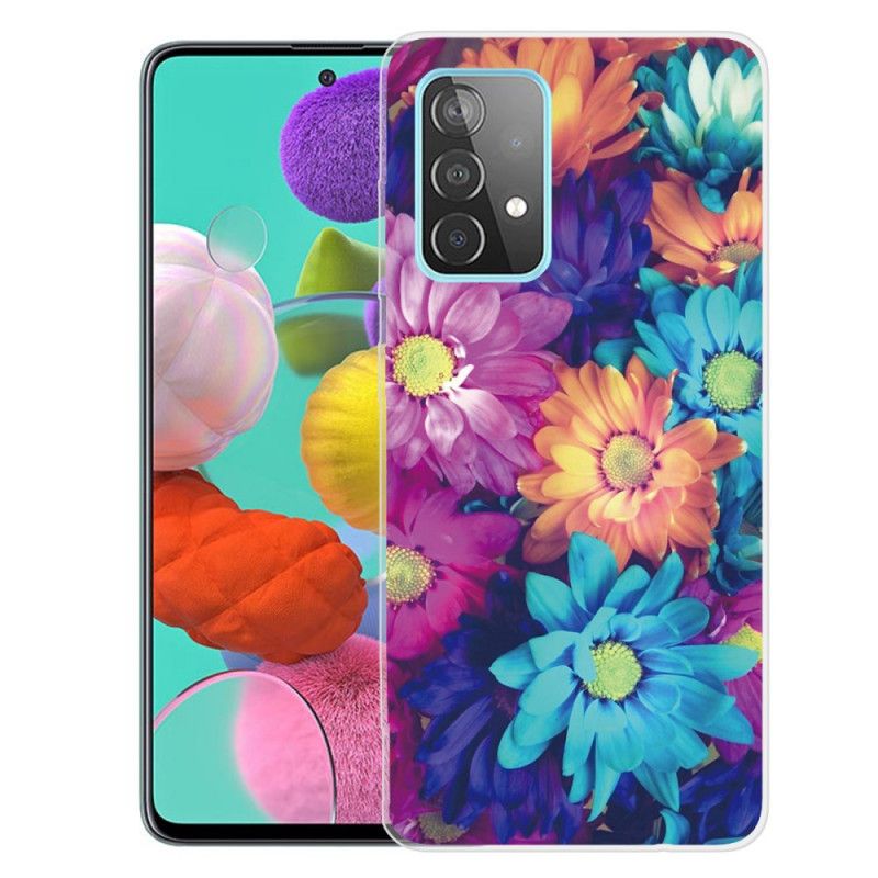 Coque Samsung Galaxy A32 5g Flexible Fleurs