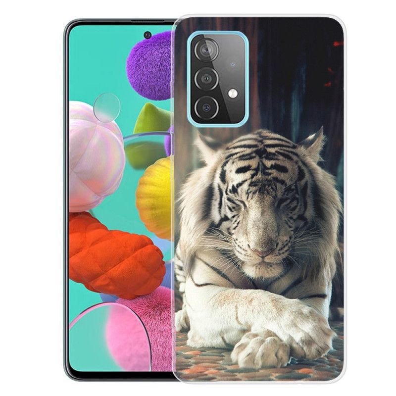 Coque Samsung Galaxy A32 5g Flexible Tigre