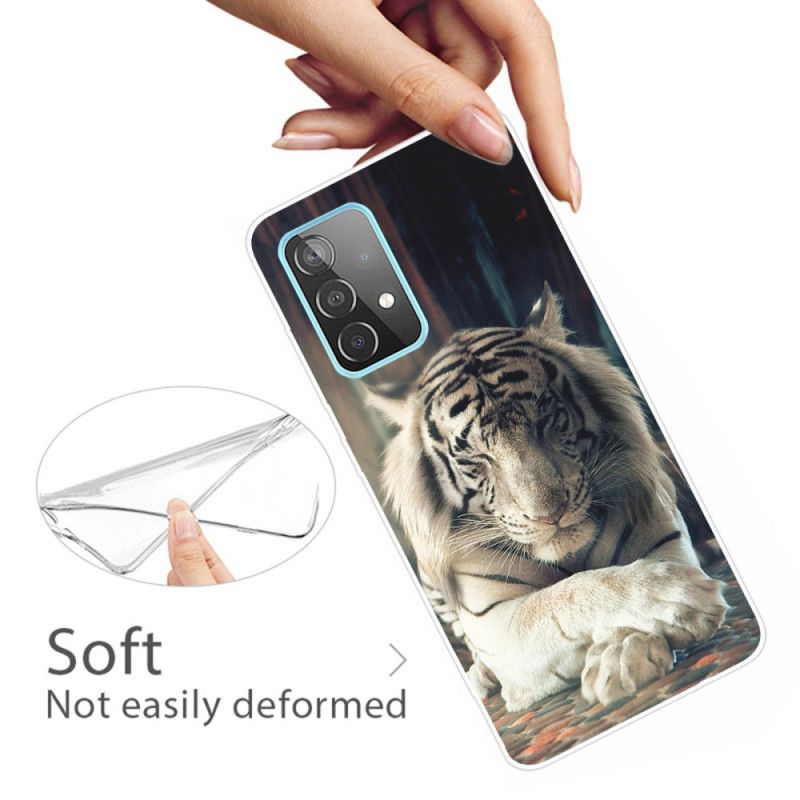 Coque Samsung Galaxy A32 5g Flexible Tigre