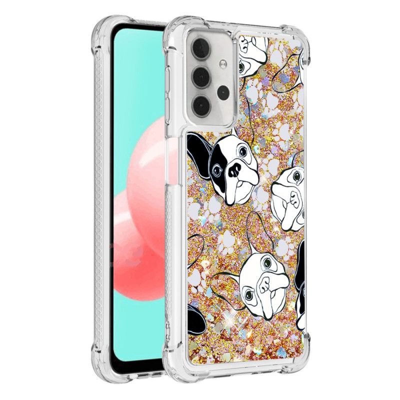 Coque Samsung Galaxy A32 5g Mr Chien Paillettes