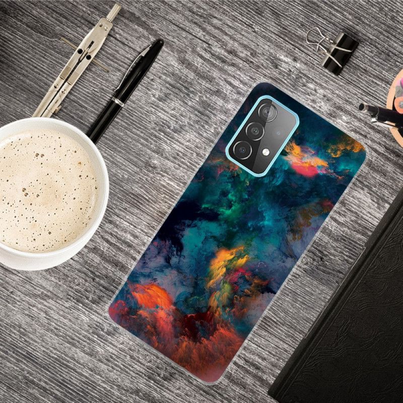 Coque Samsung Galaxy A32 5g Nuages Colorés