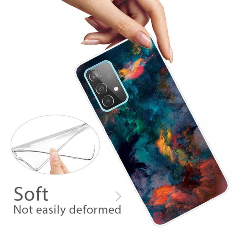 Coque Samsung Galaxy A32 5g Nuages Colorés