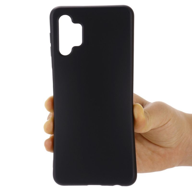 Coque Samsung Galaxy A32 5g Silicone Liquide Avec Lanière