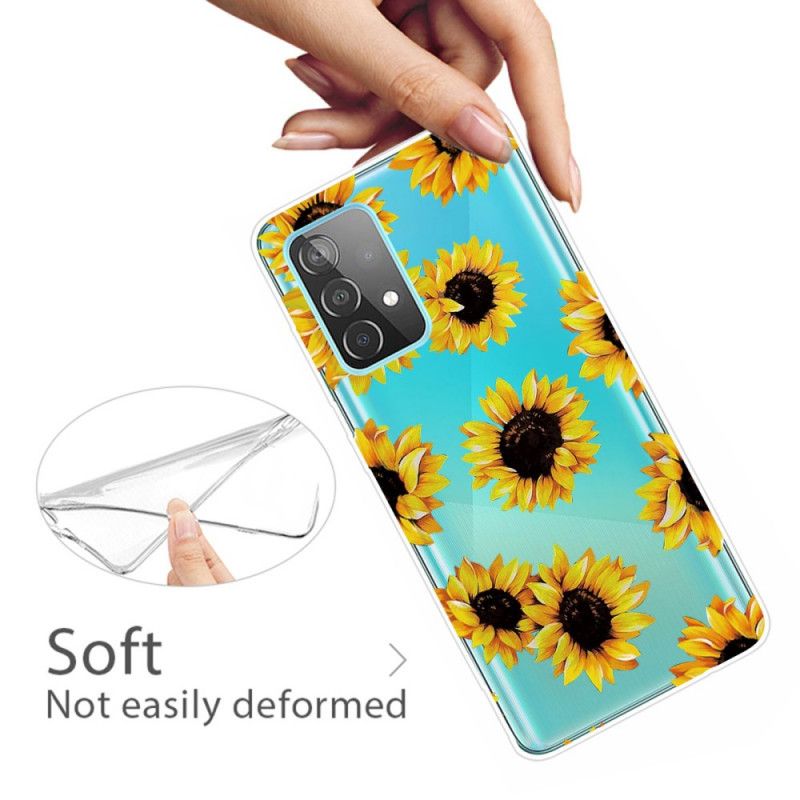 Coque Samsung Galaxy A32 5g Tournesols