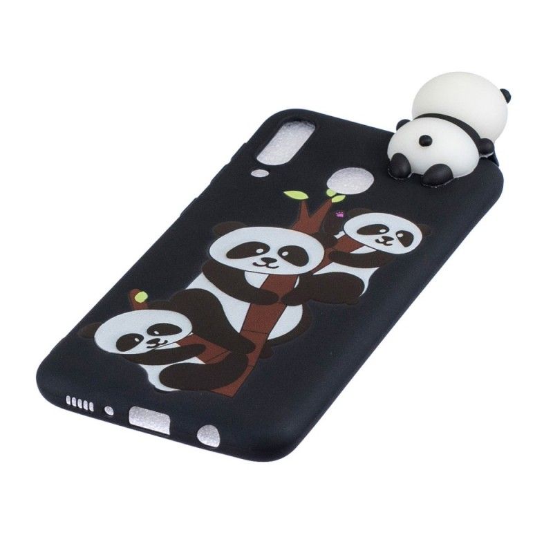 Coque Samsung Galaxy A40 3d Pandas Sur Le Bambou