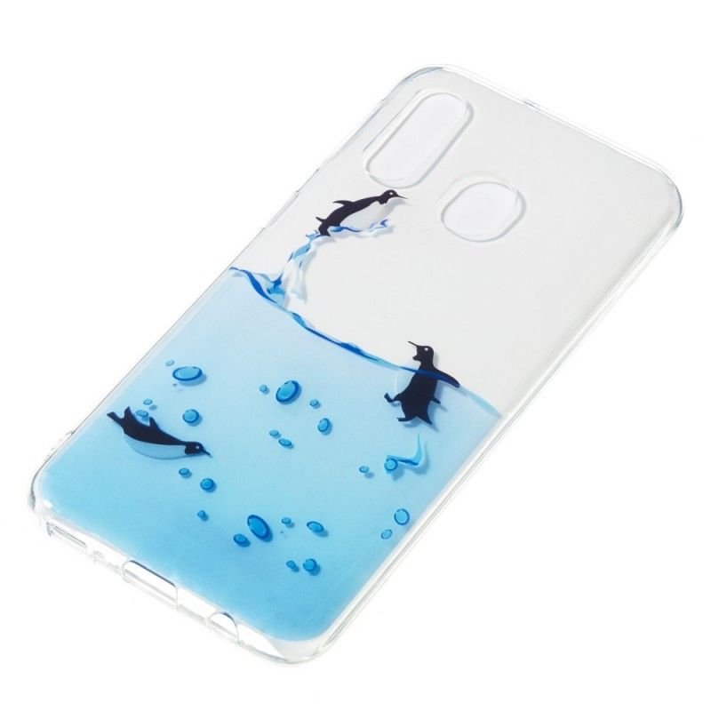 Coque Samsung Galaxy A40 Jeu De Pingouins