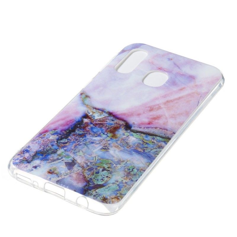 Coque Samsung Galaxy A40 Marbre Multicolore