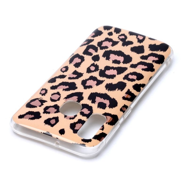 Coque Samsung Galaxy A40 Marbre Style Léopard