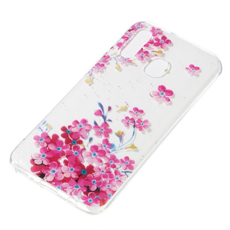 Coque Samsung Galaxy A40 Petit Jardin Rose