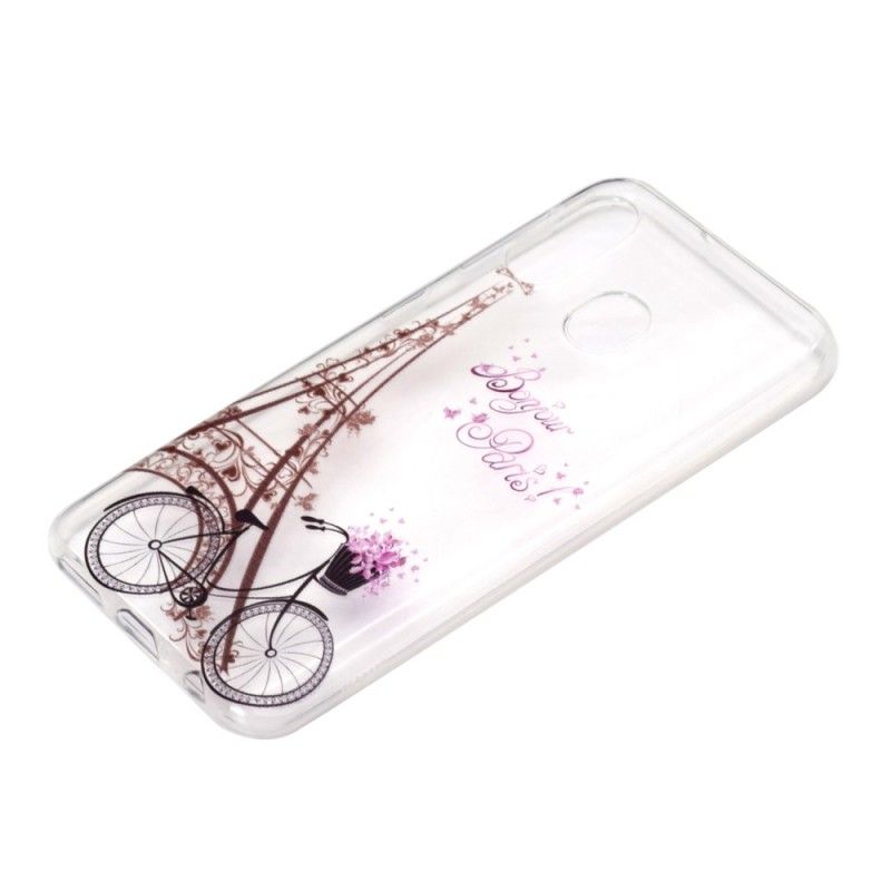 Coque Samsung Galaxy A40 Transparente Bonjour Paris