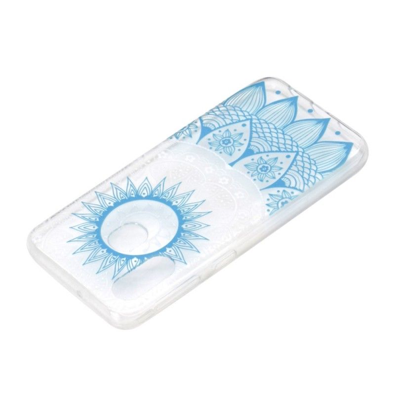 Coque Samsung Galaxy A40 Transparente Mandala Coloré