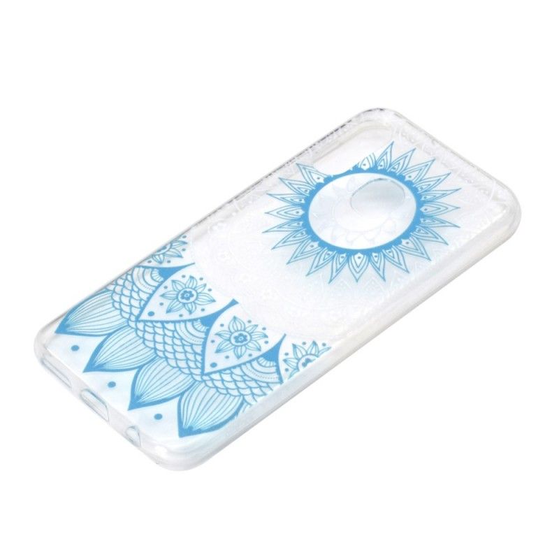 Coque Samsung Galaxy A40 Transparente Mandala Coloré