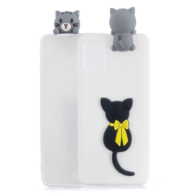 Coque Samsung Galaxy A41 Charmante Chatte 3d