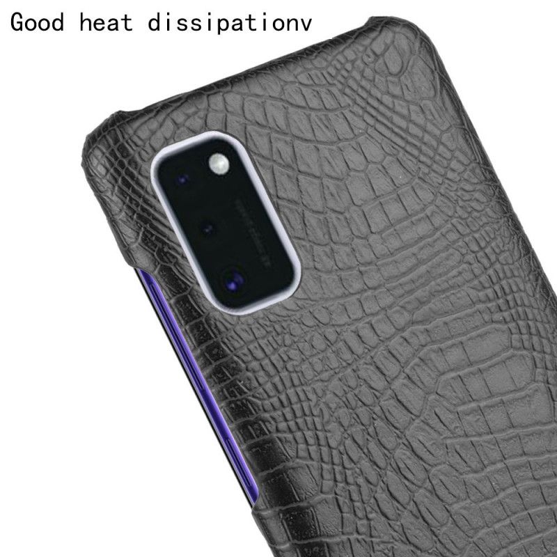 Coque Samsung Galaxy A41 Effet Peau De Crocodile