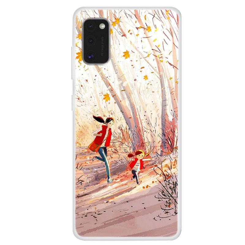 Coque Samsung Galaxy A41 Paysage D'automne