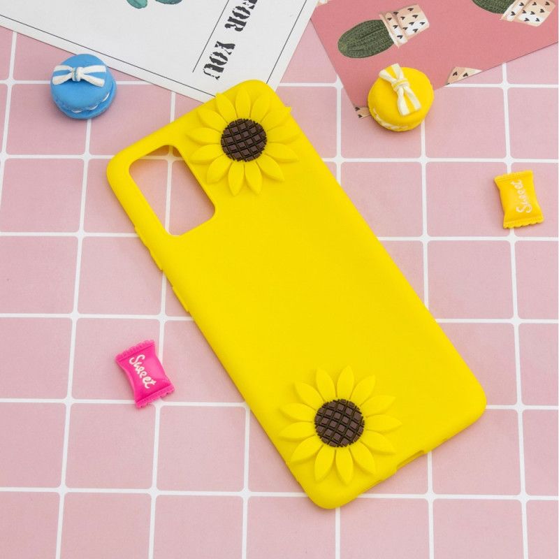 Coque Samsung Galaxy A41 Tournesols 3d