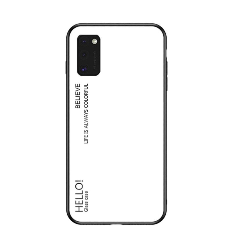 Coque Samsung Galaxy A541 Verre Trempé Hello - Ma Coque