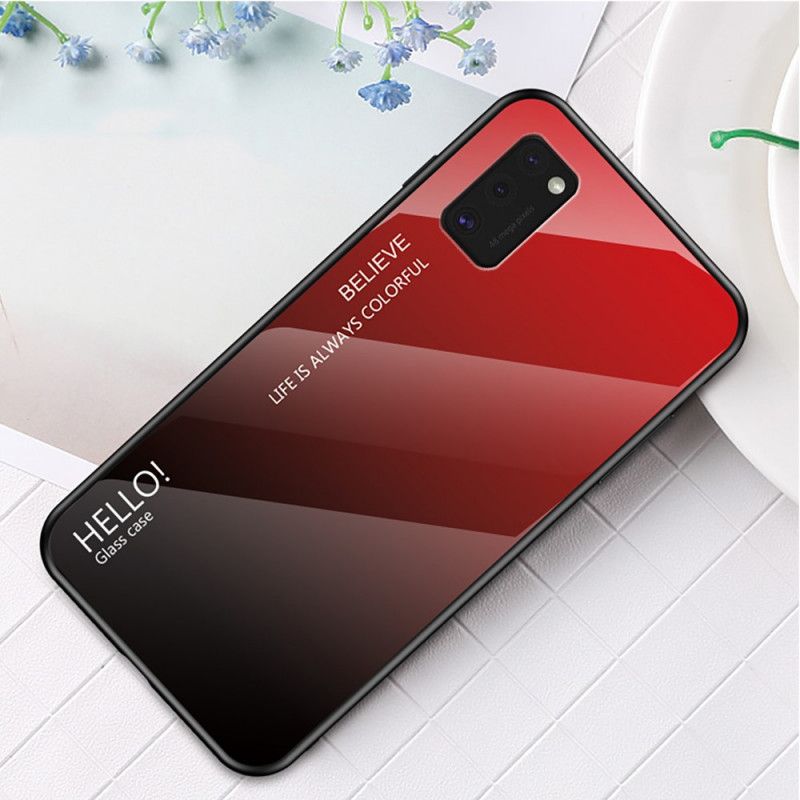 Coque Samsung Galaxy A41 Verre Trempé Hello