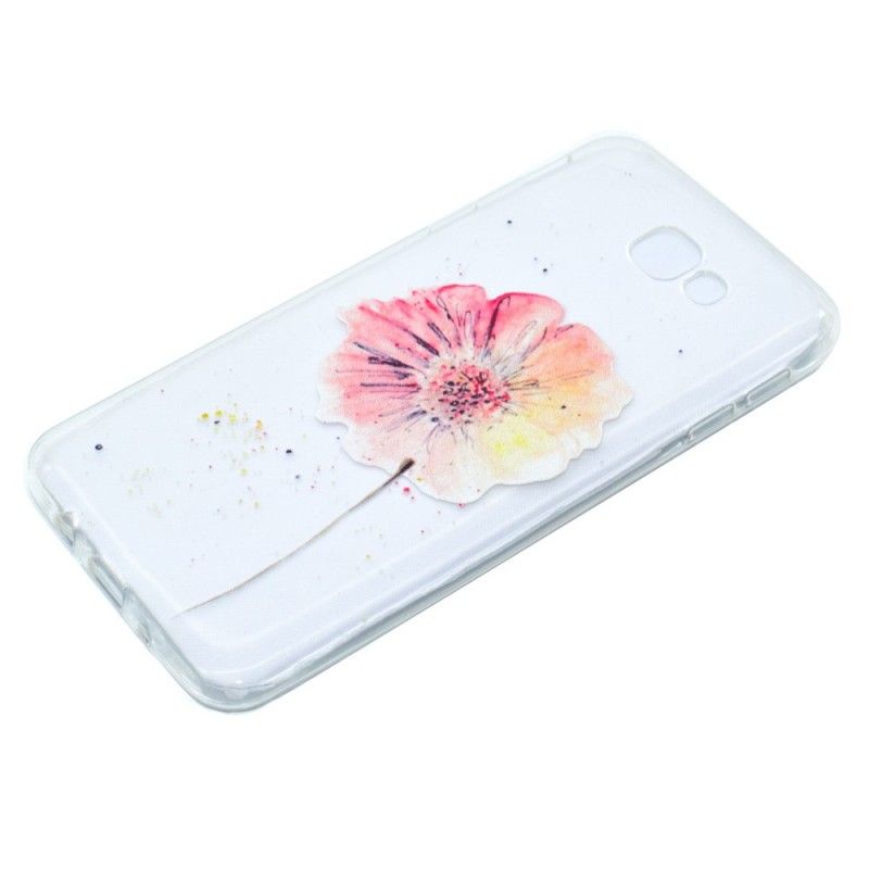 Coque Samsung Galaxy A5 2017 Transparente Coquelicot Aquarelle