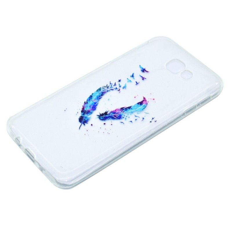 Coque Samsung Galaxy A5 2017 Transparente Plumes