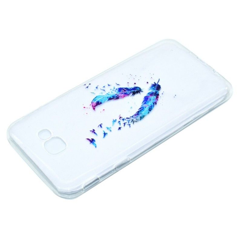 Coque Samsung Galaxy A5 2017 Transparente Plumes