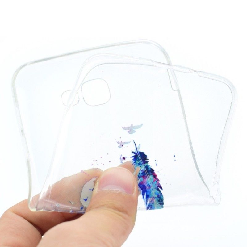 Coque Samsung Galaxy A5 2017 Transparente Plumes