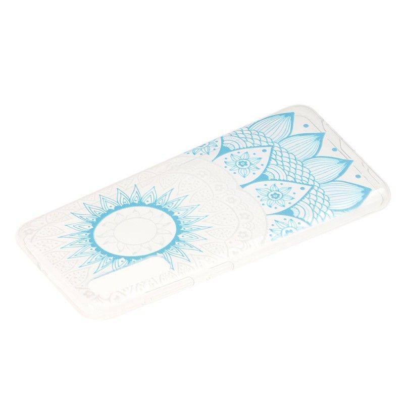 Coque Samsung Galaxy A50 Transparente Mandala Coloré